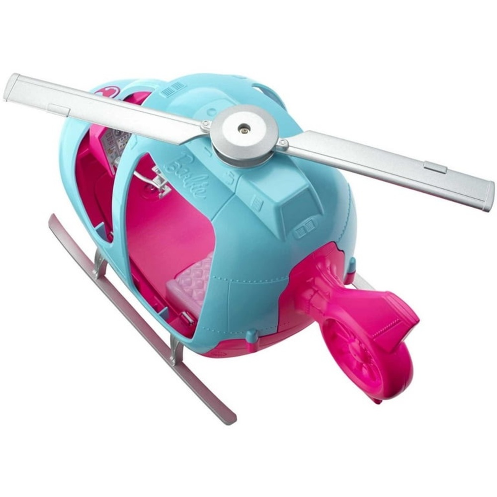 💕 Mattel Barbie Dreamhouse Adventures Pink & Blue Helicopter - Picture 4 of 16